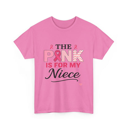 Pink Ribbon Niece Tee - Breast Cancer Awareness