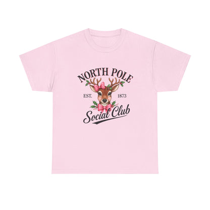 North Pole Social Club Reindeer Tee