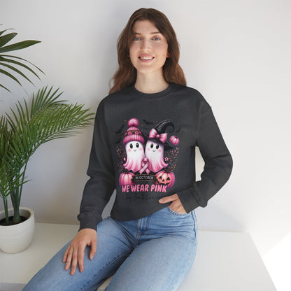 Boo-tiful Breast Cancer Awareness Halloween Crewneck