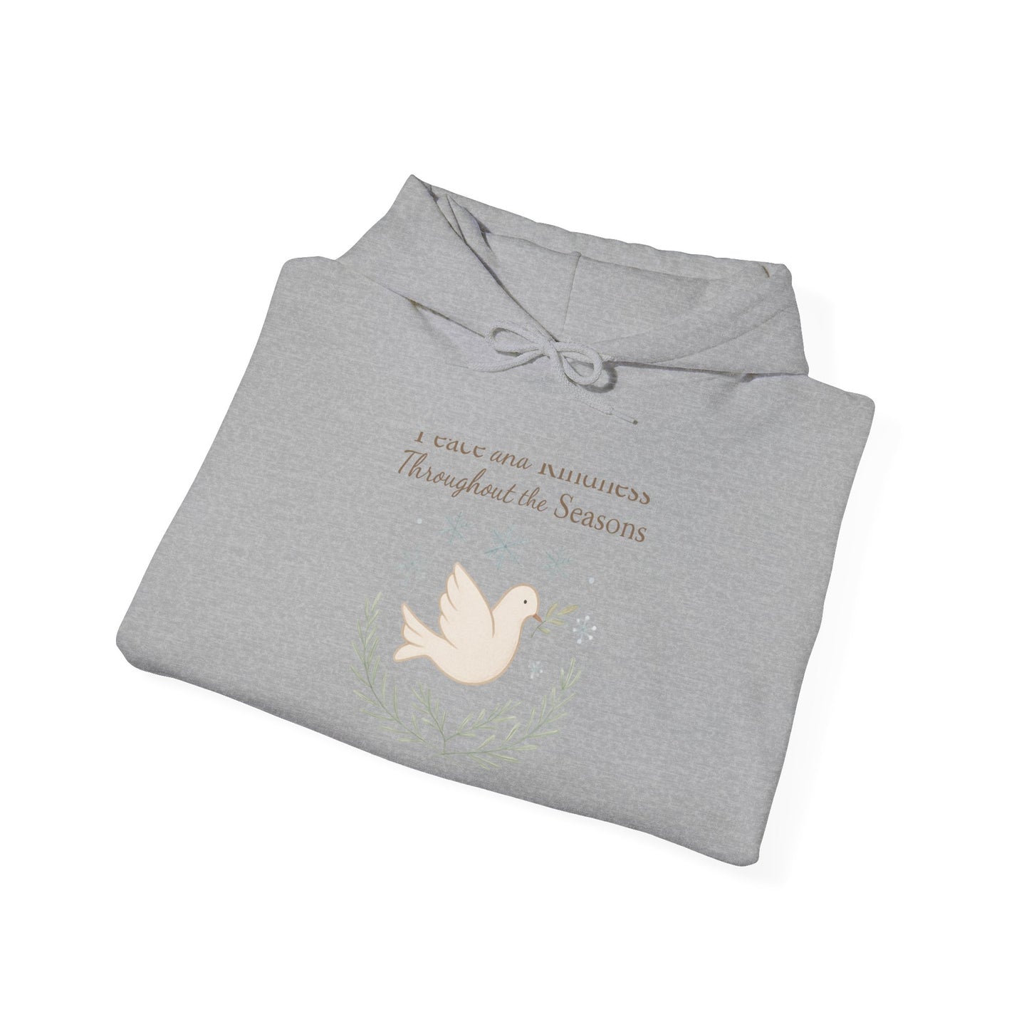 Holiday Peace Dove Hoodie — "I will not mention Thanksgiving Season" Cozy Pullover