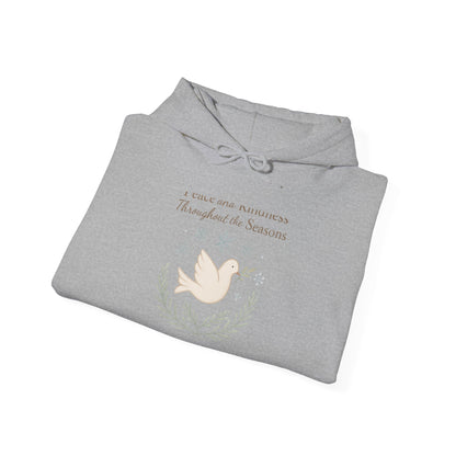 Holiday Peace Dove Hoodie — "I will not mention Thanksgiving Season" Cozy Pullover