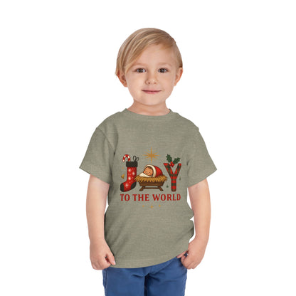 Joy to the World Toddler Christmas Tee