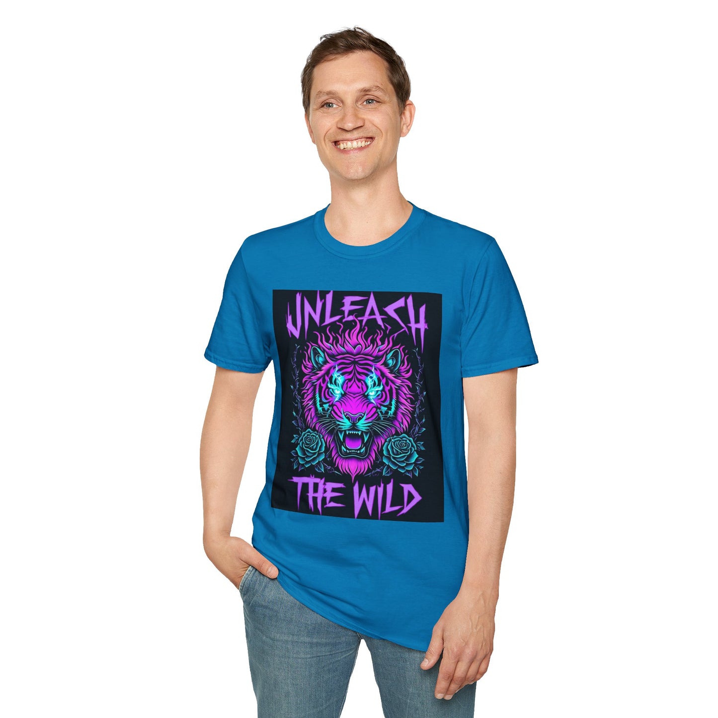 Unleash the Wild Graphic Tee | Cool Graphic Shirt, Unisex T-Shirt, Animal Lover Gift, Nature-Inspired Fashion, Festival Wear