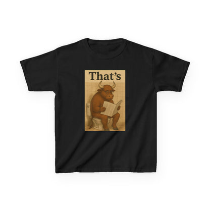 Bull Market Bathroom Break - Funny Kids Tee