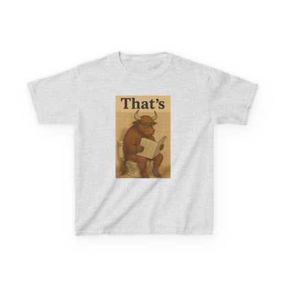 Bull Market Bathroom Break - Funny Kids Tee