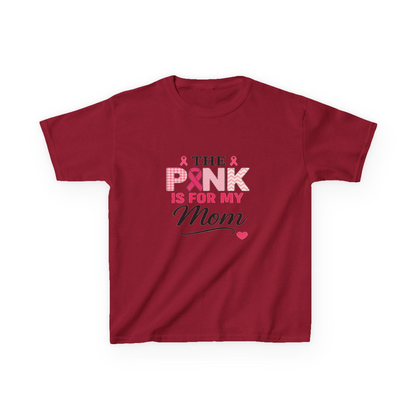 Pink for Mom Breast Cancer Awareness Dinosaur Tee