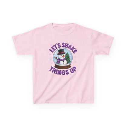 OT Snowman Snow Globe Kids Christmas Tee