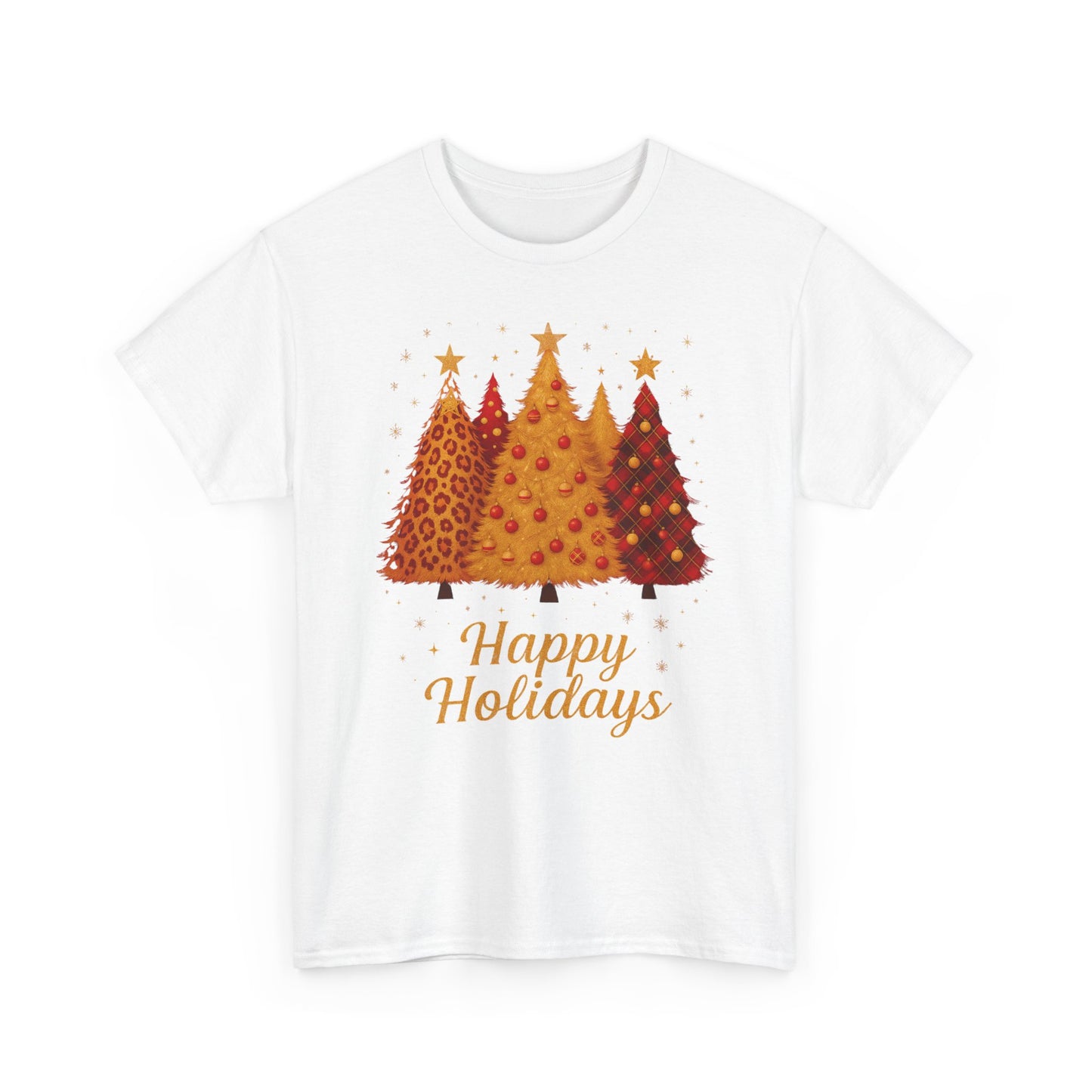 Happy Holidays Christmas Trees Tee