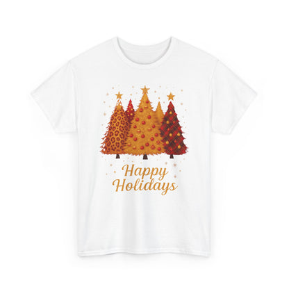 Happy Holidays Christmas Trees Tee