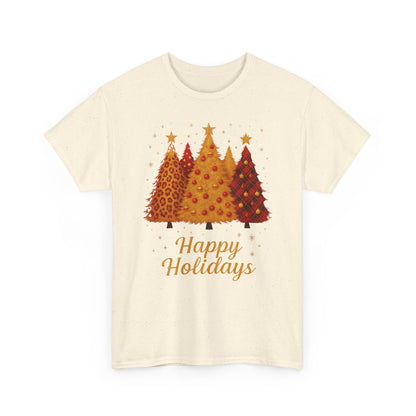 Happy Holidays Christmas Trees Tee