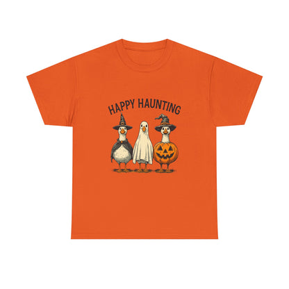 Happy Haunting Geese Halloween Tee