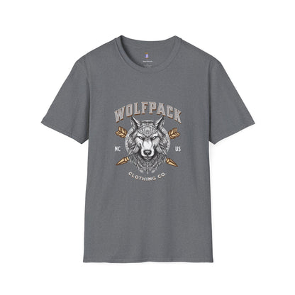Wolfpack Graphic Unisex T-Shirt, Casual Wear, Gift for Nature Lovers, Outdoorsy Shirt, Unique Wolf Design, Perfect for Hiking