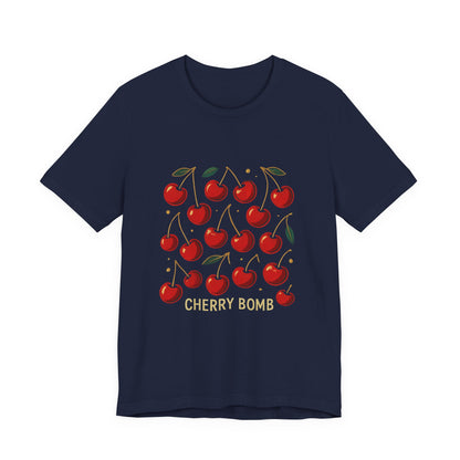 Cherry Bomb Tee — Cute Retro Cherries Graphic T-Shirt
