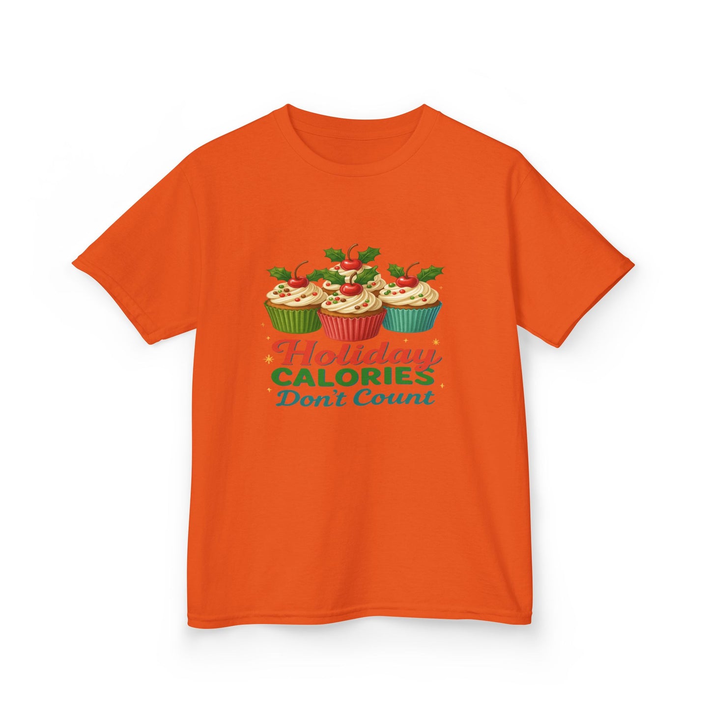 Holiday Calories Don't Count Dino Cupcake Tee