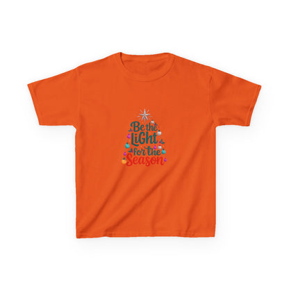 Be the LIGHT Christmas Tree Dino Kids Tee