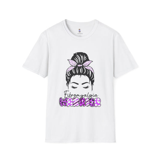 Fibromyalgia Awareness T-Shirt, Softstyle Tee, Gift for Chronic Illness, Comfortable Everyday Wear, Support Awareness Apparel