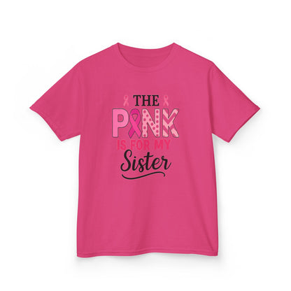 Pink Ribbon Sister Tee: Breast Cancer Awareness Gift