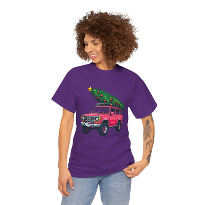 Pink SUV Christmas Tree Tee