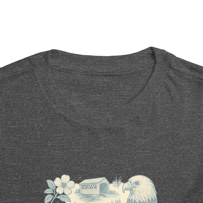 Toddler Tee - NC Landmarks Vintage First in Flight Design