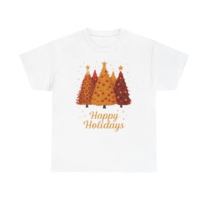 Happy Holidays Christmas Trees Tee