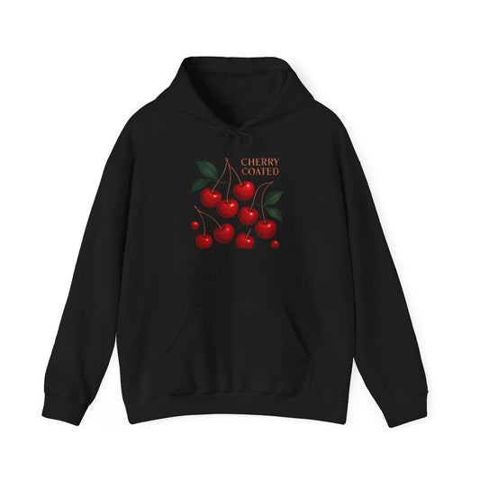 Cherry Cluster Hoodie — "Cherry Coated" Graphic Sweatshirt