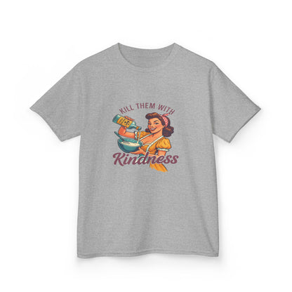 Radioactive Kindness: Funny Xmas Dinosaur Tee for Kids