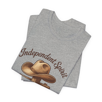 Quiet Swagger Cowboy Tee — Independent Spirit Western T-Shirt
