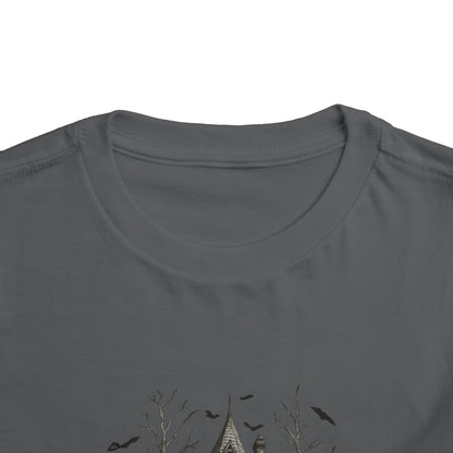 Spooky Halloween House Toddler Christmas Tee