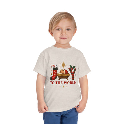 Joy to the World Toddler Christmas Tee