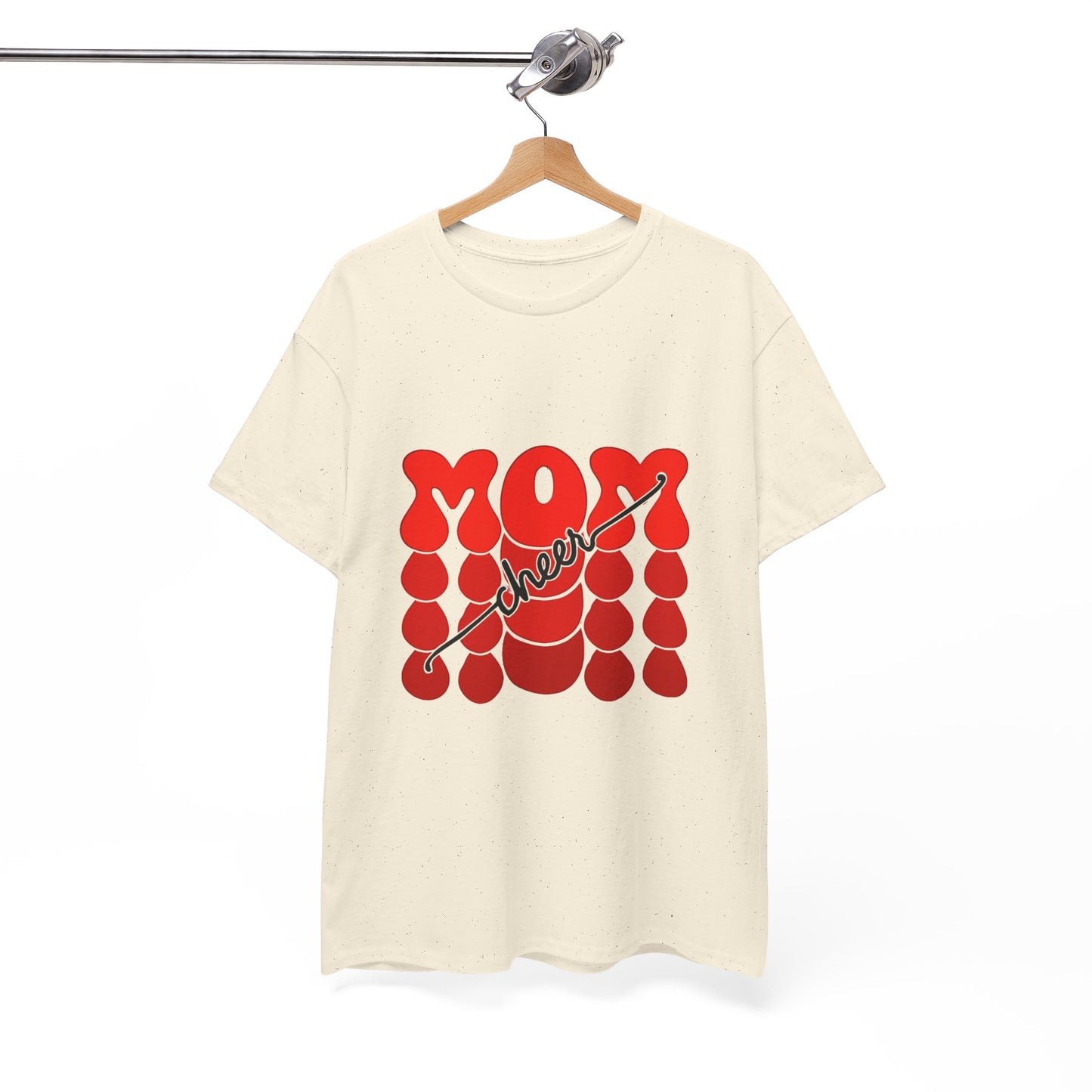 Retro Mom Cheer Tee – Bold Support & Spirit Shirt