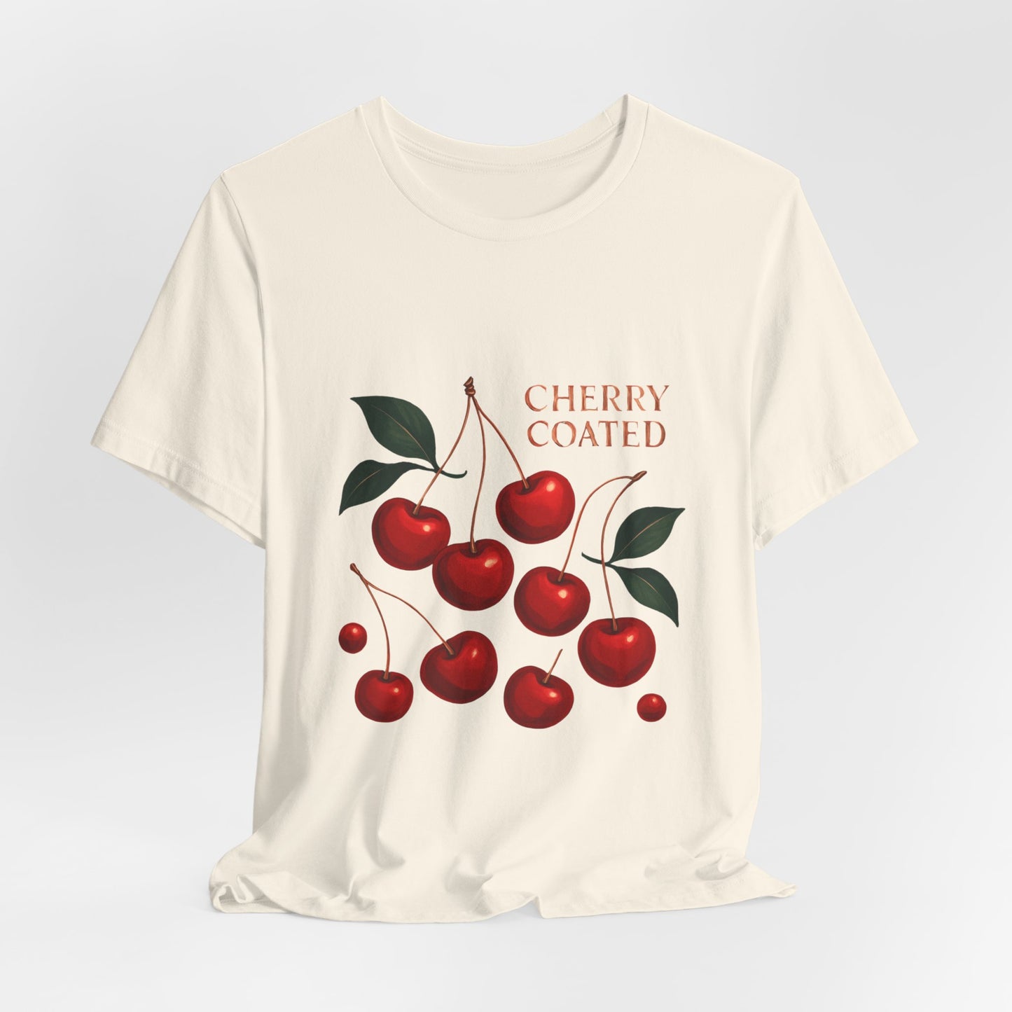Cherry Coated Tee — Vintage Cherry Graphic T-Shirt