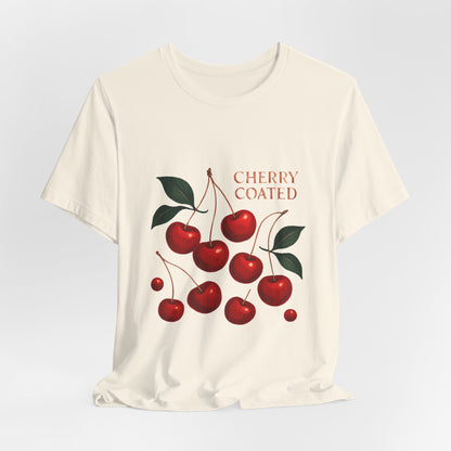 Cherry Coated Tee — Vintage Cherry Graphic T-Shirt
