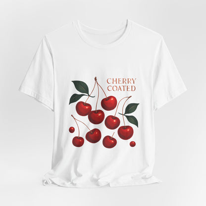 Cherry Coated Tee — Vintage Cherry Graphic T-Shirt
