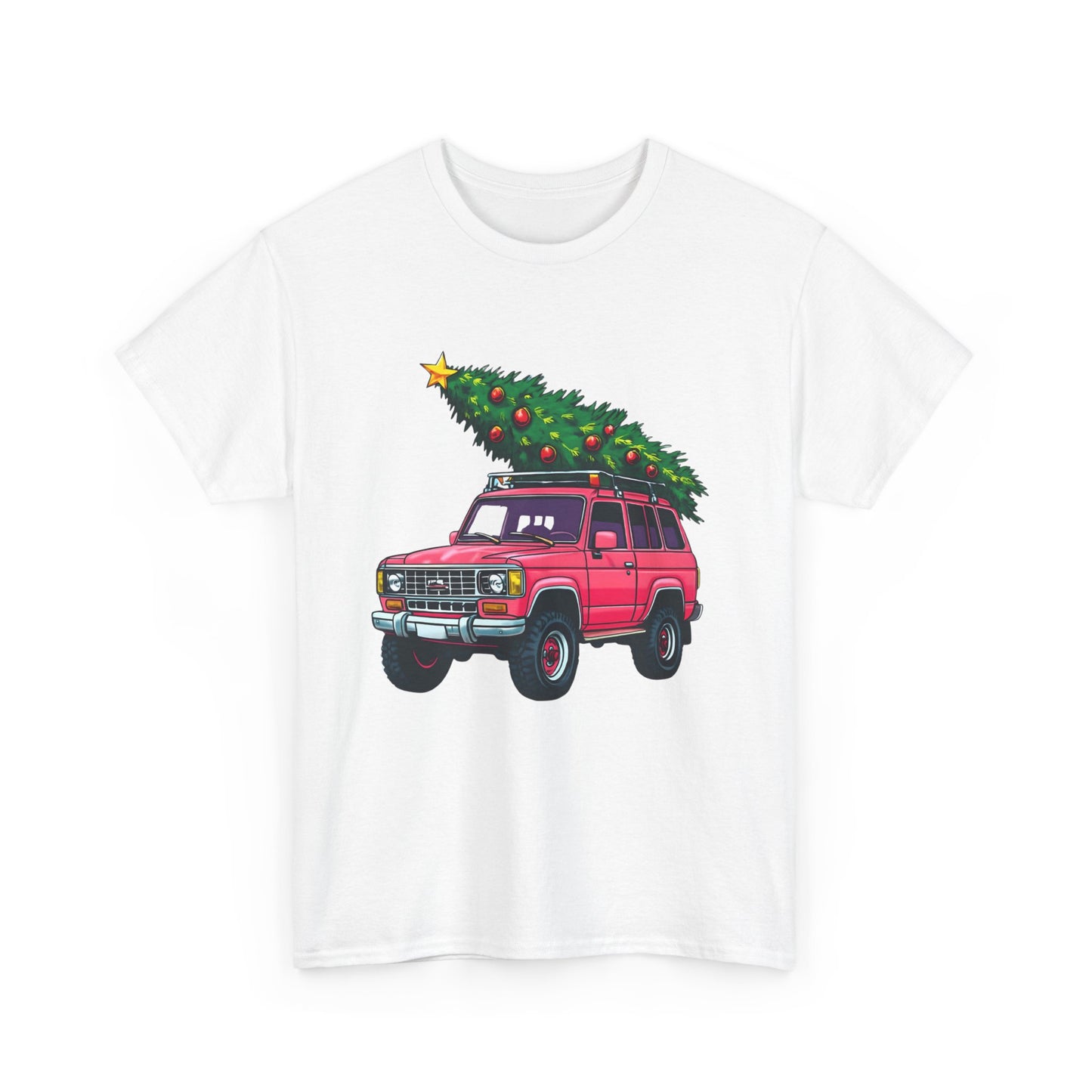 Pink SUV Christmas Tree Tee