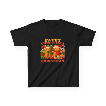 Sweet Christmas Gingerbread Dino Kids Tee