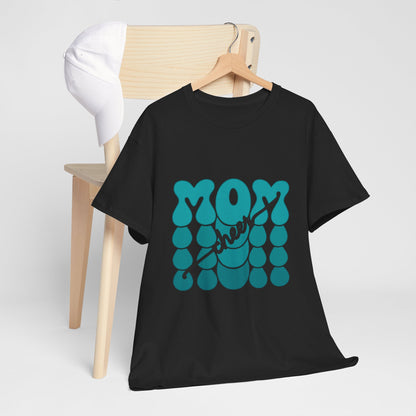 MOM Cheer – Turquoise Spirit Tee