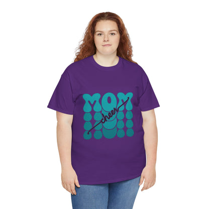 MOM Cheer – Turquoise Spirit Tee