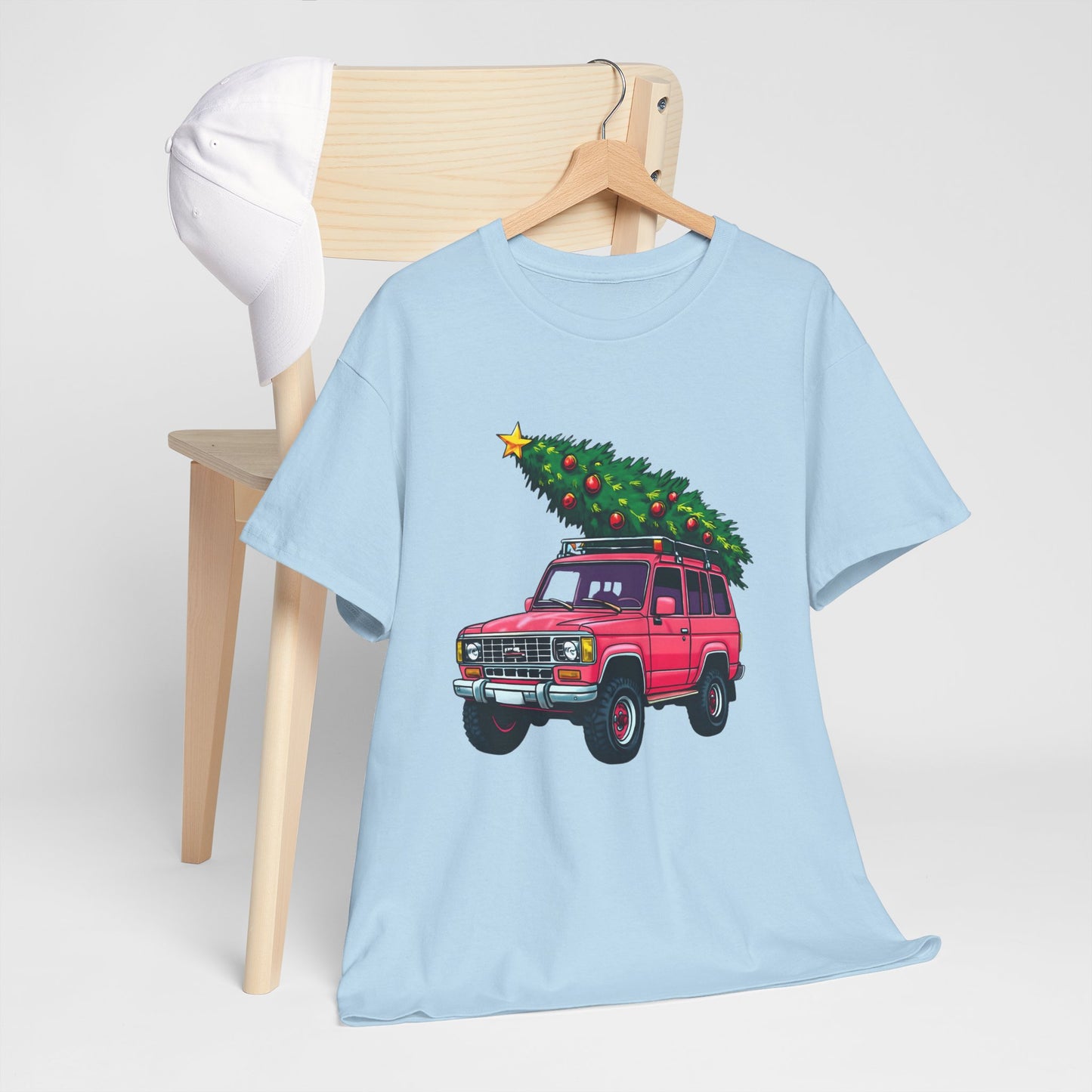 Pink SUV Christmas Tree Tee
