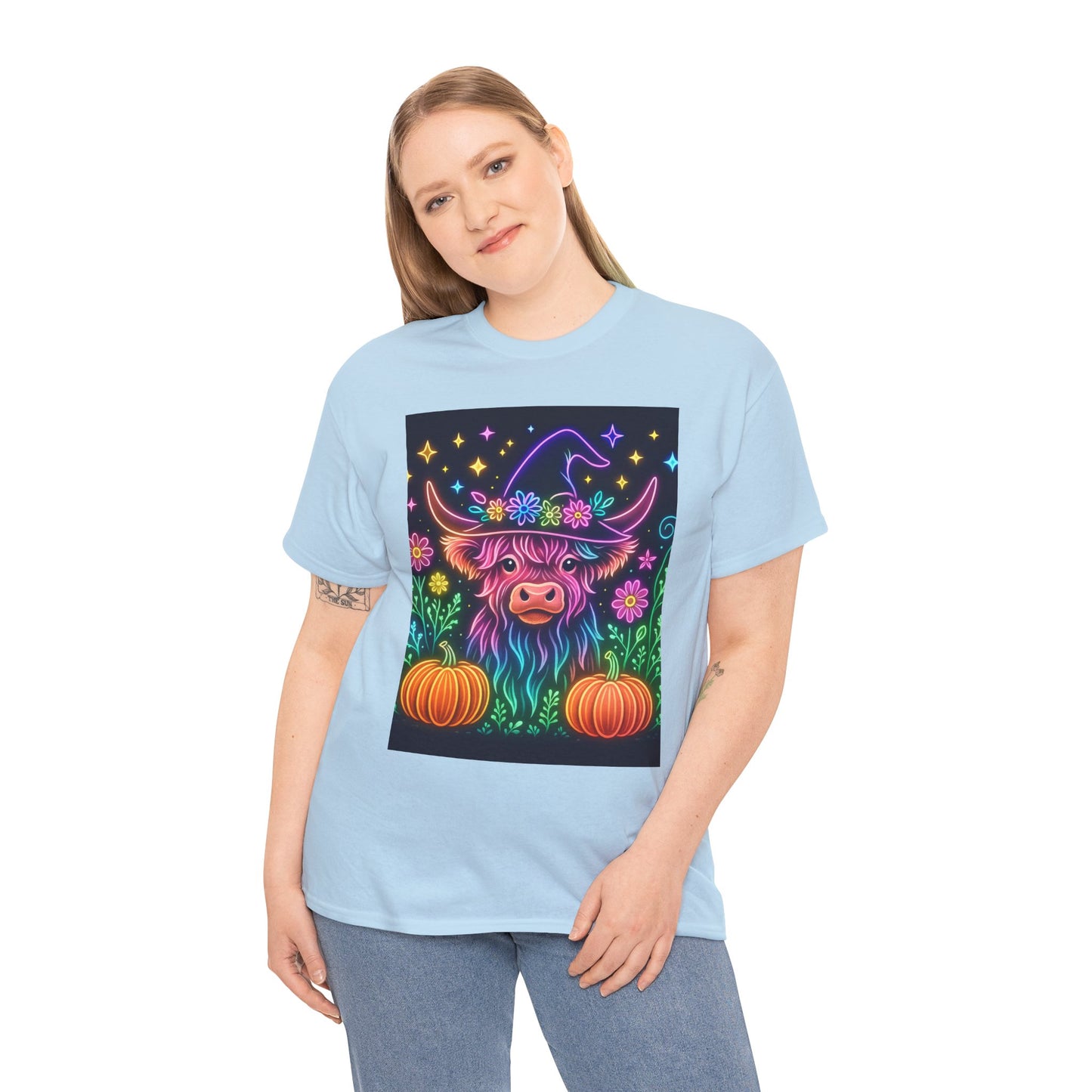 Neon Halloween Highland Tee
