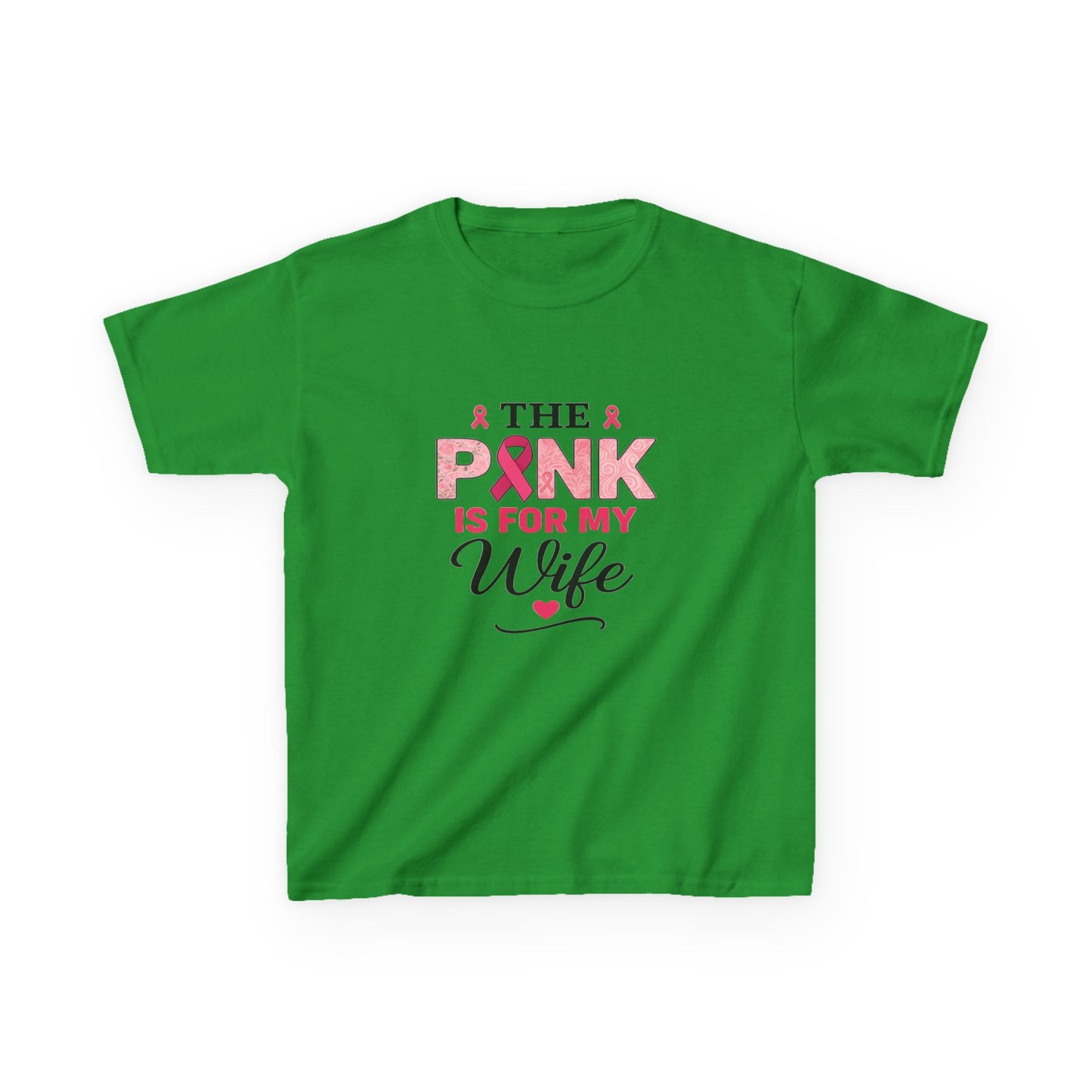 Pink Ribbon Wife Support Tee - Breast Cancer Awareness
