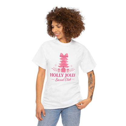 Holly Jolly Pink Tree Tee