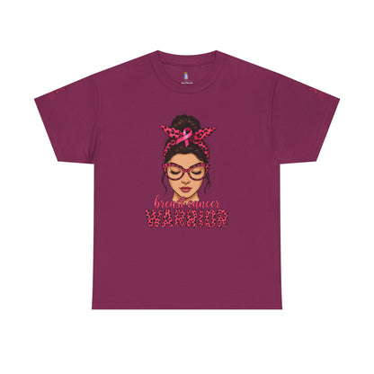 Breast Cancer Warrior Tee, Inspirational T-Shirt for Survivors, Supportive Gift for Cancer Awareness Events, Unisex Cotton Top, [...]