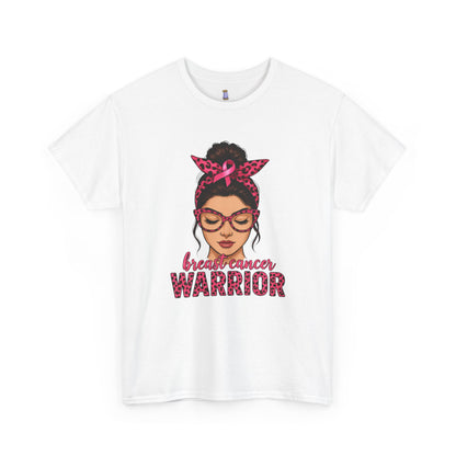 Breast Cancer Warrior Tee, Inspirational T-Shirt for Survivors, Supportive Gift for Cancer Awareness Events, Unisex Cotton Top, [...]
