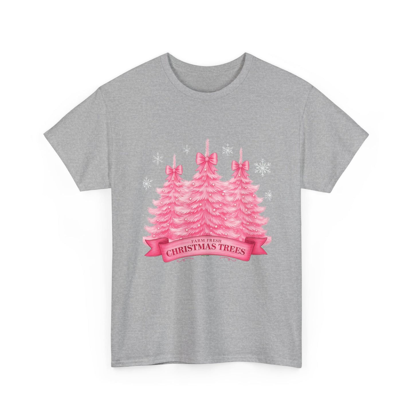 Farm Fresh Pink Christmas Tree Tee