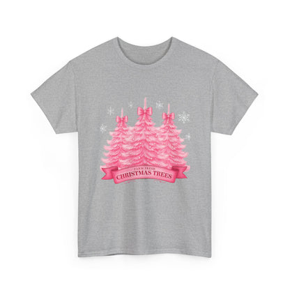 Farm Fresh Pink Christmas Tree Tee