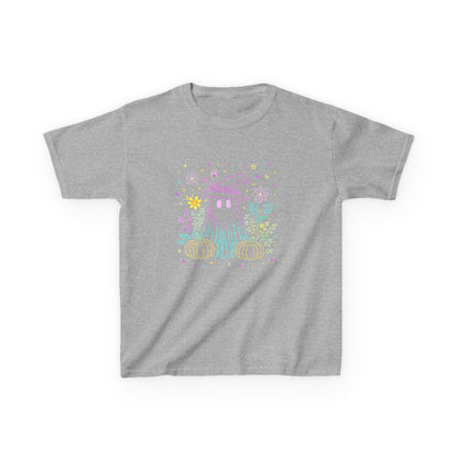 Pastel Ghost Halloween Dino Kids Tee
