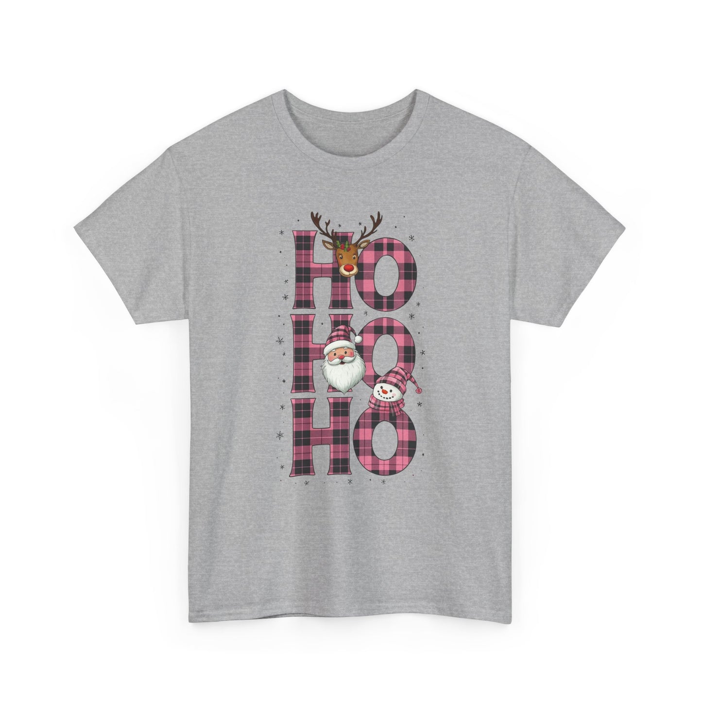 Ho Ho Ho Plaid Holiday Tee