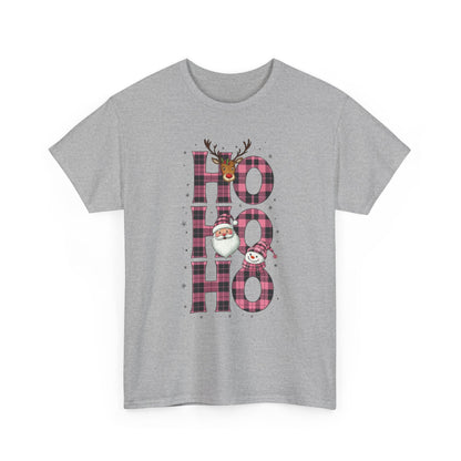 Ho Ho Ho Plaid Holiday Tee
