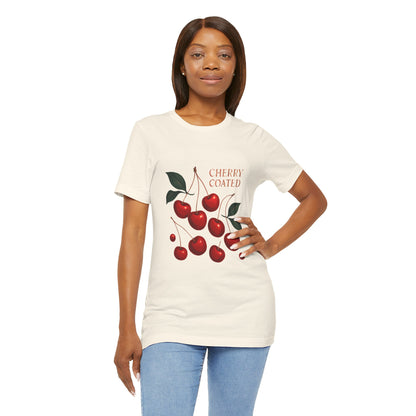 Cherry Coated Tee — Vintage Cherry Graphic T-Shirt