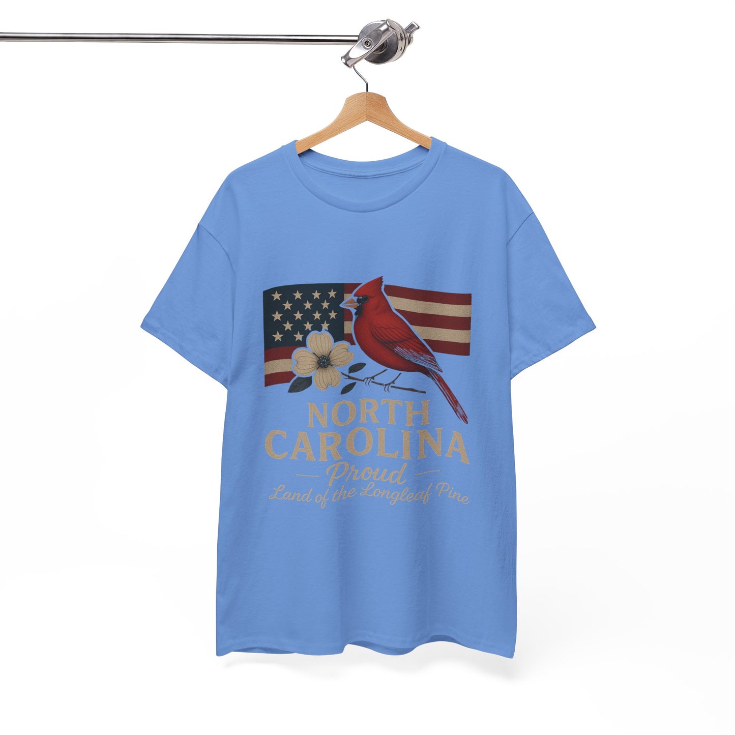 NC Pride: Cardinal, Dogwood & State Flag Tee